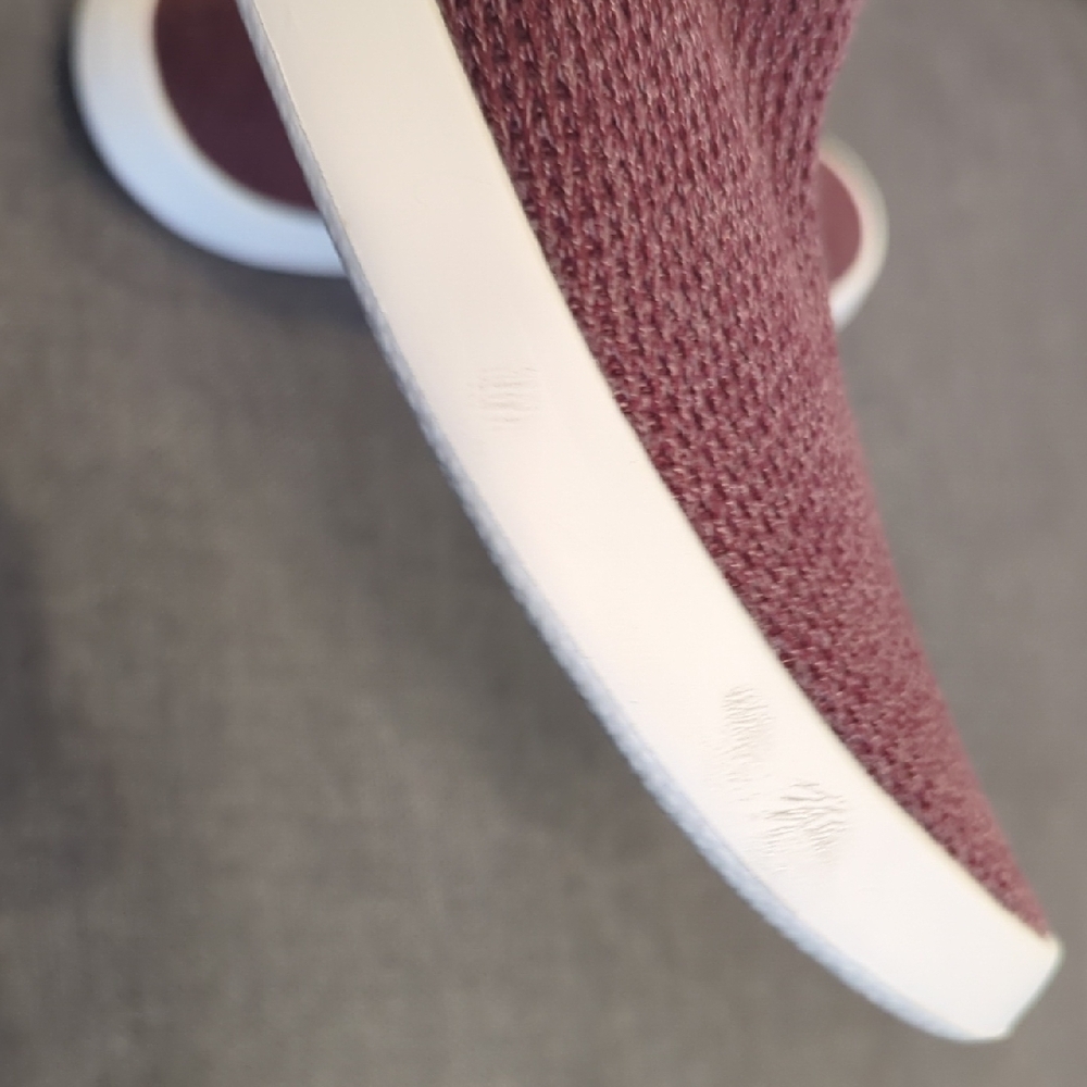 Allbirds Tree Loungers Botanic Red Slip-On Sneakers - Picture 4 of 6